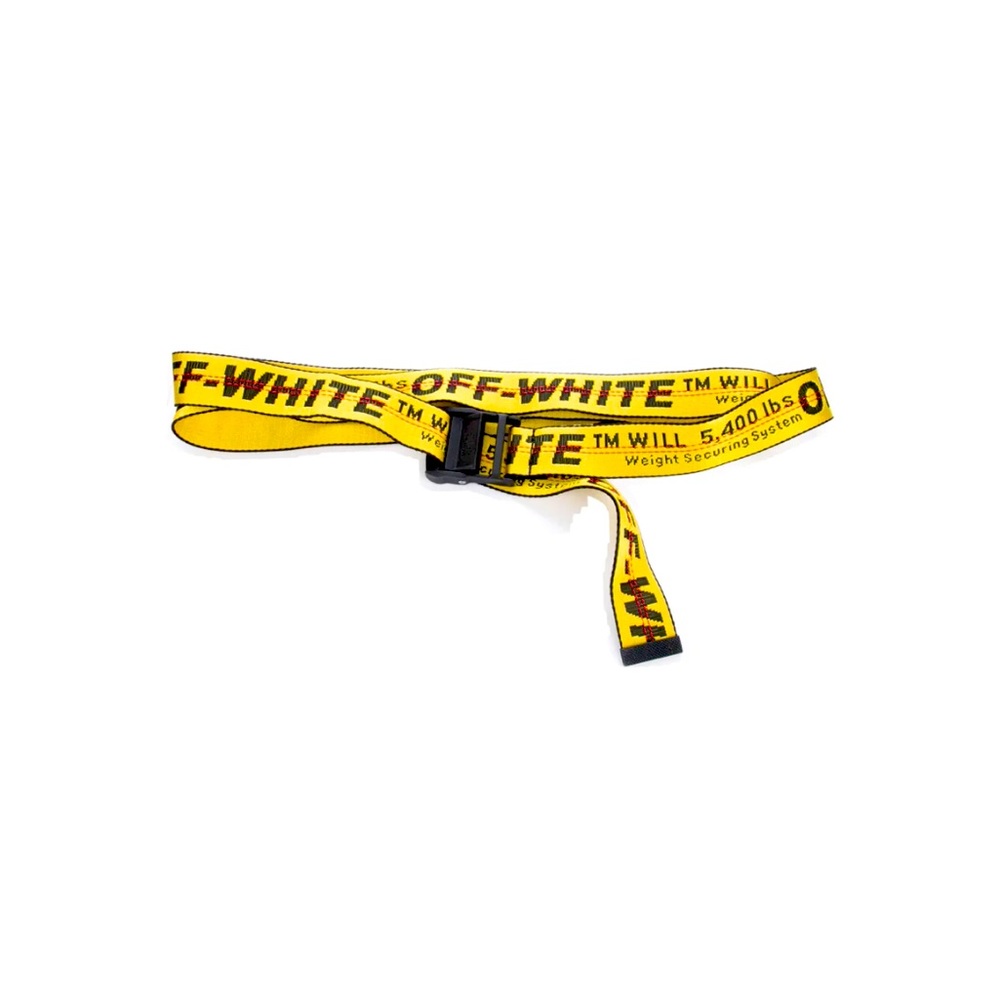 OFF-WHITE Belt - Spring/Summer 2019 Collection by Virgil Abloh - Yellow Canvas